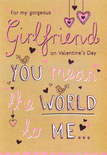 Picture of GORGEOUS GIRLFRIEND VALTENTINES DAY CARD